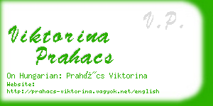 viktorina prahacs business card